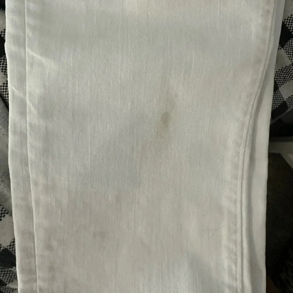 Loft curvy skinny cropped white jeans Size 28/6 - Picture 5 of 7